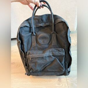 Fjallraven Black Backpack